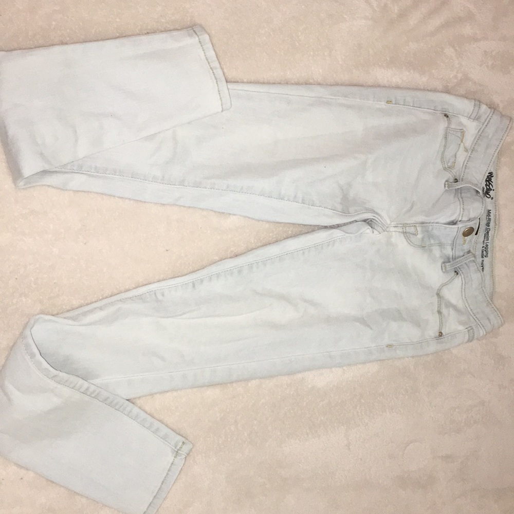 light wash denim jeans